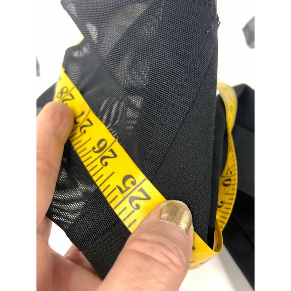 Vintage Mistral Black Ski Pants Size 12 Hong Made in Kong w/ Swiss Fabric - Picture 10 of 11